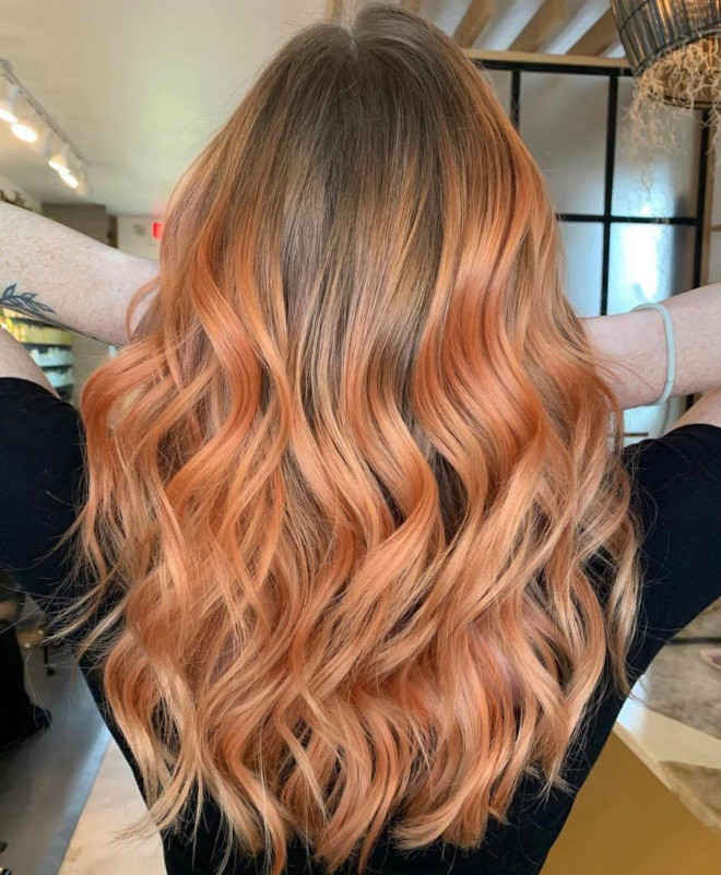energize your look with the orange hair trend