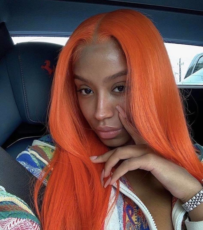 energize your look with the orange hair trend