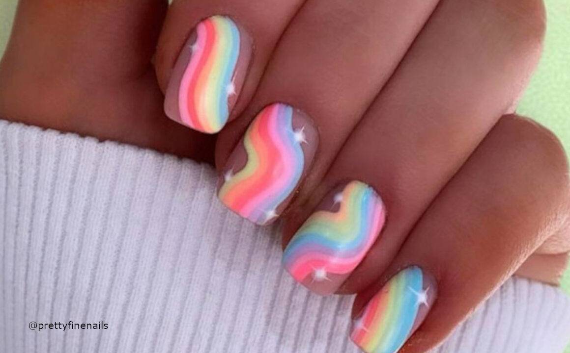 Trend Alert: Rainbow Nails Are Here to Brighten up Your Spring Days