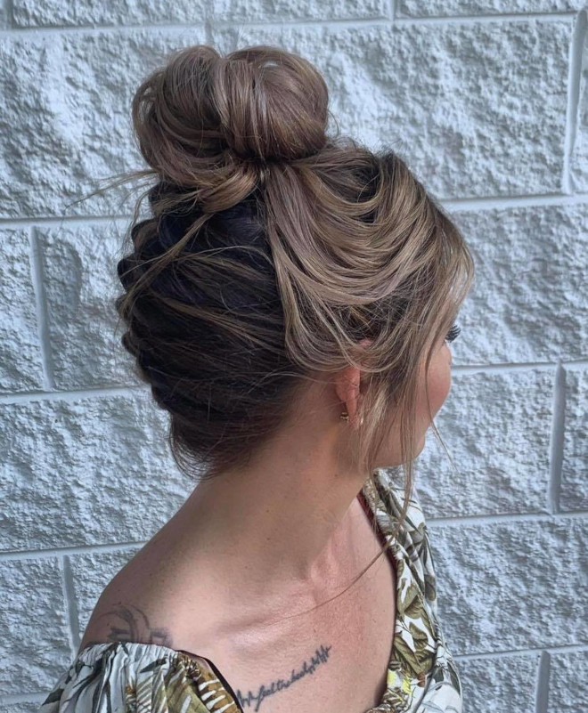 upgrade your lazy messy bun with these chic ideas