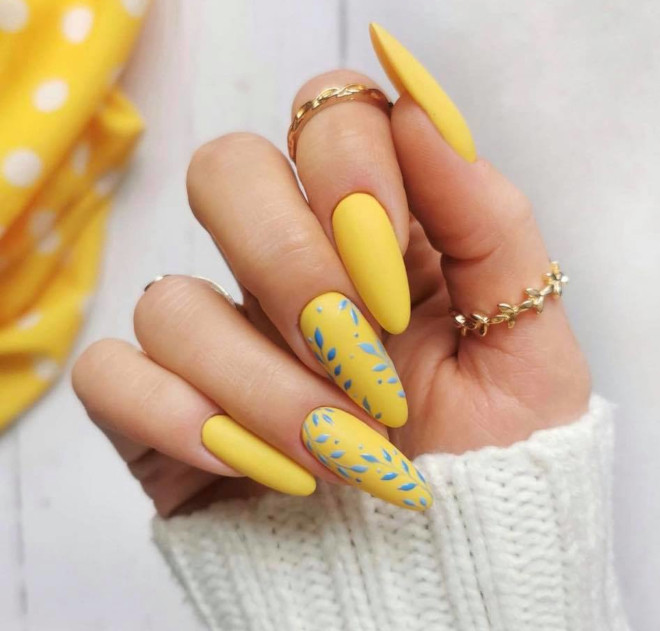 add sunny vibes to your spring look with yellow nails
