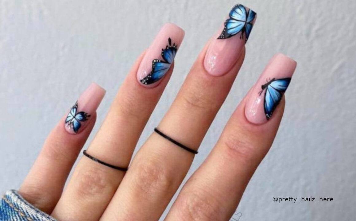 Mesmerizing Butterfly Nail Designs to Copy This Spring