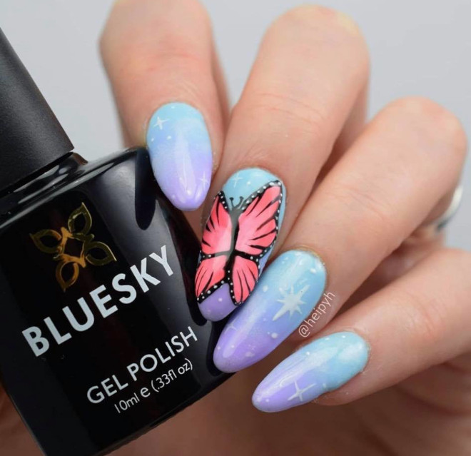 mesmerizing butterfly nail designs to copy this spring