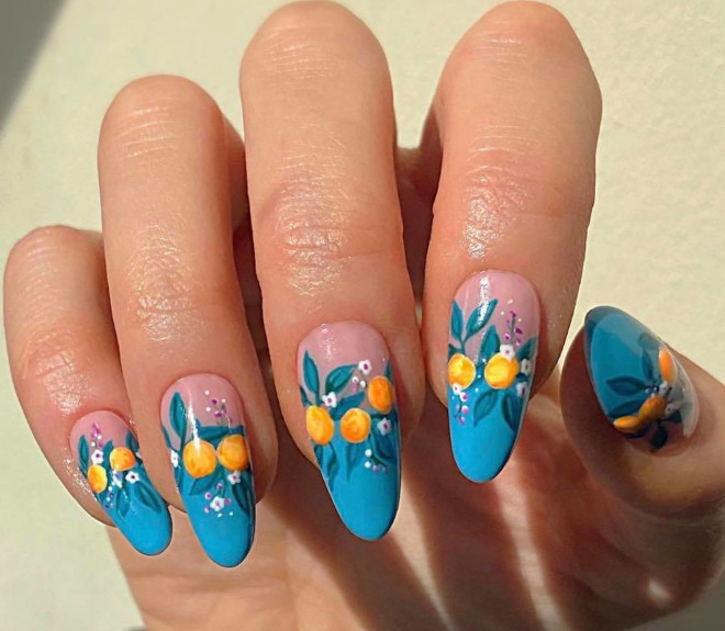 energize your spring look with fruit nails