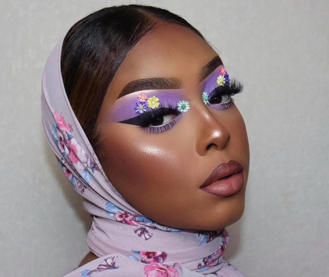 flower makeup is the feel-good makeup trend we can all use rn