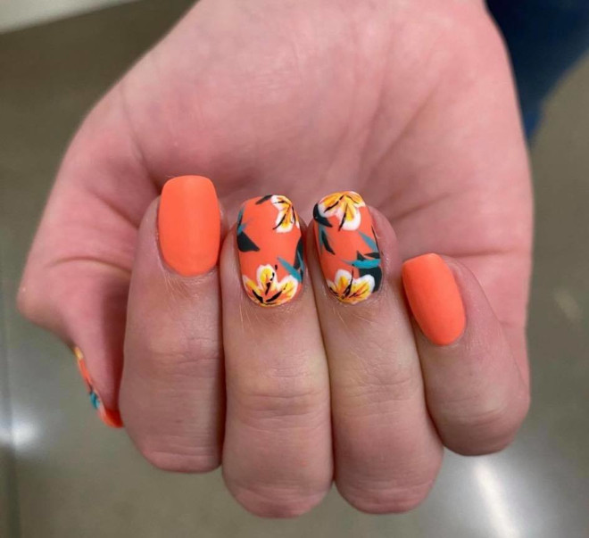 invite vacay vibes to your everyday life with tropical nails