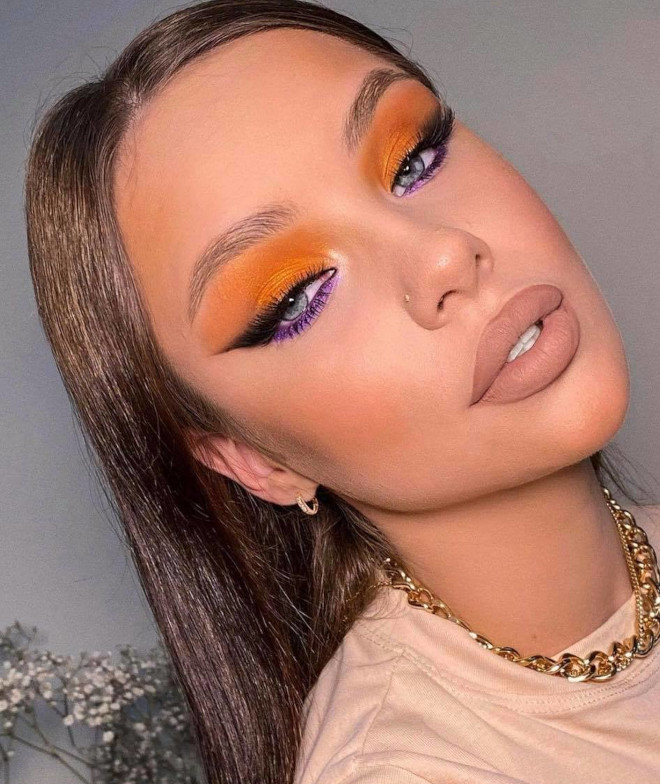 orange makeup is here to juice up your spring look