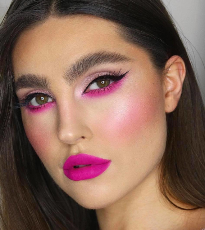 dare to pair bold eye makeup with bold lips this summer