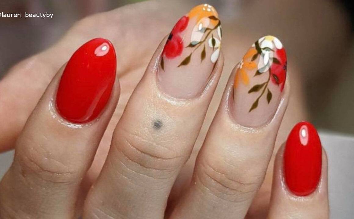 Fiery Red Nails Are Perfect for the Hot Summer Weather