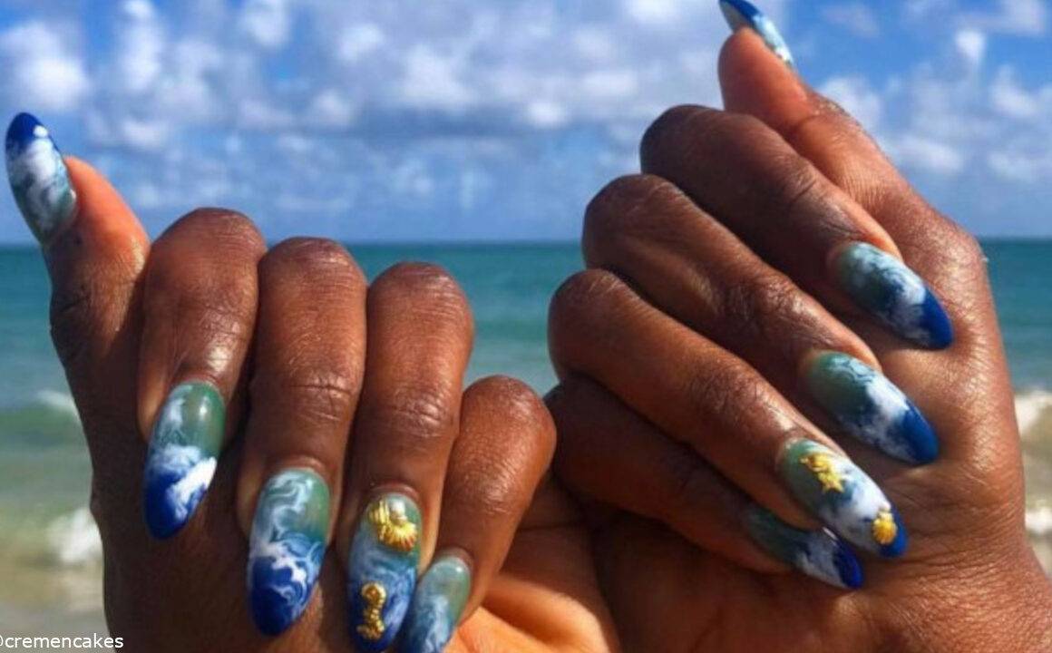 Pretty Vacation-themed Nails to Upgrade Your Hot Weather Style