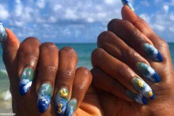 Pretty Vacation-themed Nails to Upgrade Your Hot Weather Style