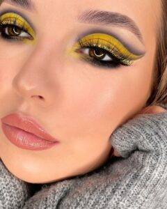The Hottest Makeup Looks that Showcase Pantone's 2 Colors of the Year 2021 Ultimate Gray And Illuminating Yellow