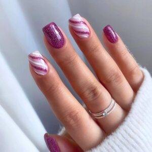 Get Into The New Year Spirit With These Classic Glam Nail Designs