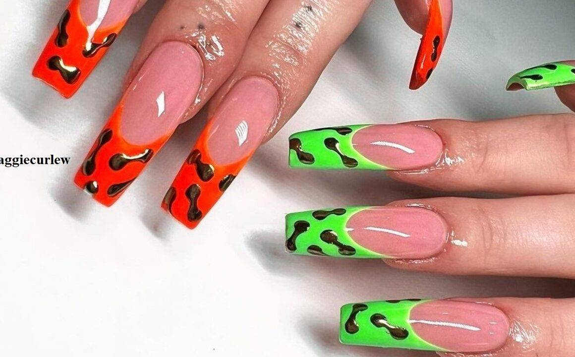 Neon French Manicures Are Dominating The World Of Nail Art Trends