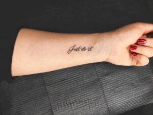 Text Tattoos Add Dominating Sparks To Your Personality