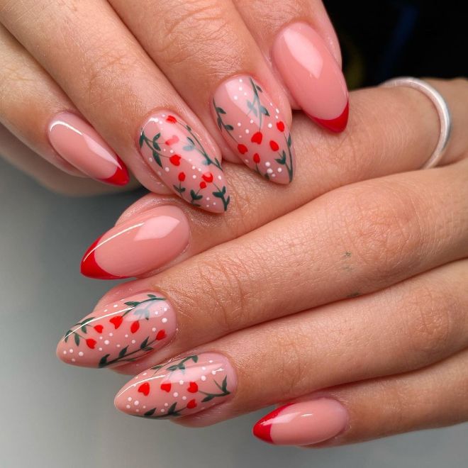 Vibe High These Spring In These Classy Floral Nail Designs