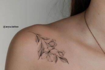 Celebrate The Spring Season With These Adorable Floral Tattoos..