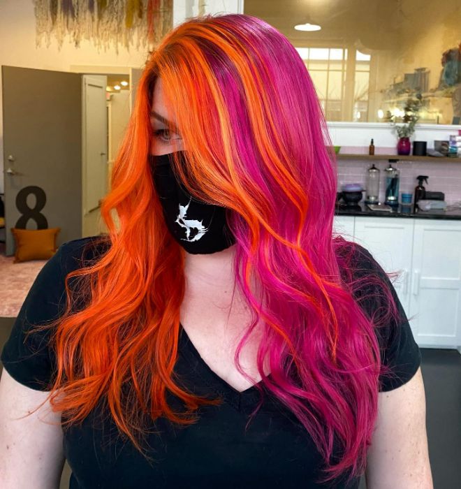 Dye Your Hair In Punchy Colors To Stay On The Top Of The Hottest Trends 3