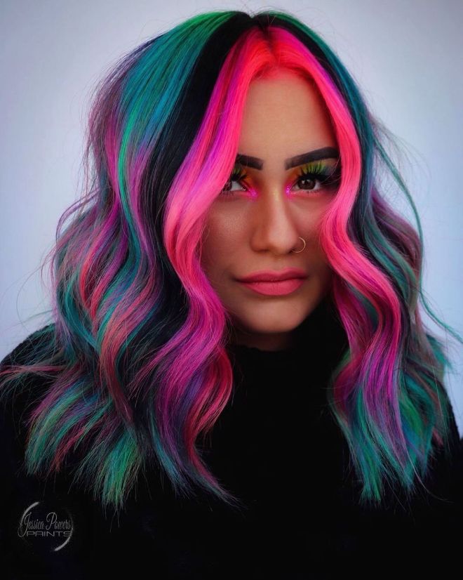 Try These Bright Neon Color Combos In Your Hair To Stand Out This Year
