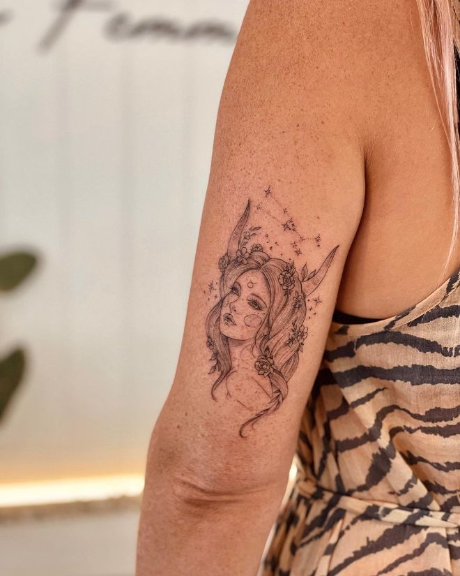 Show Off Your Zodiac Love With These Chic Taurus Tattoos