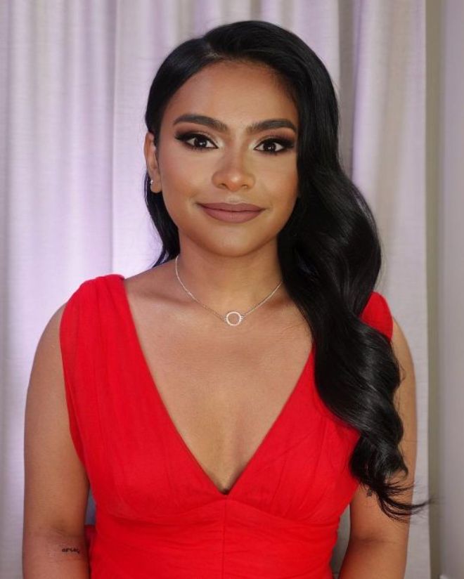 7 Makeup Looks To Adorn Your Red Maxi Dress