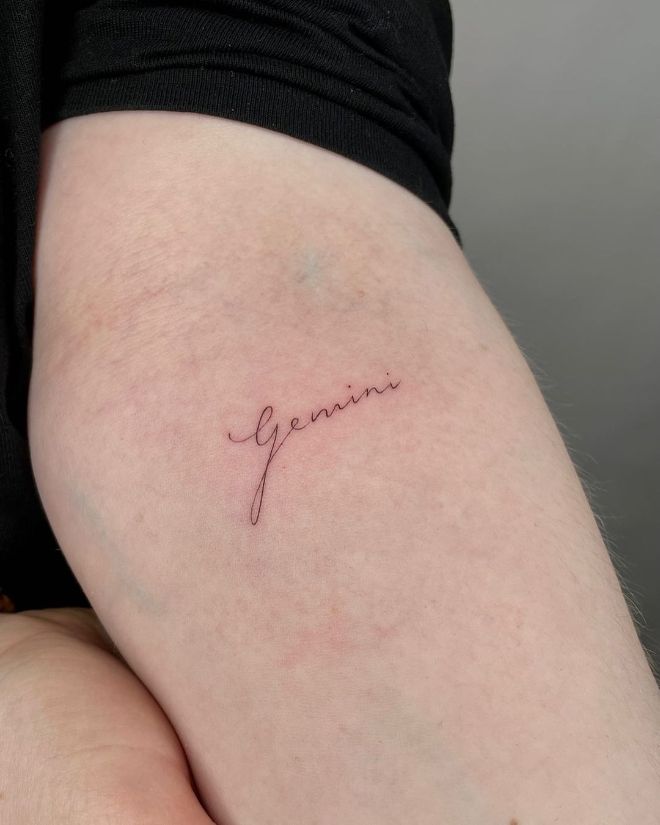 Radiate Cool Zodiac Vibes with These Stunning Gemini Tattoos