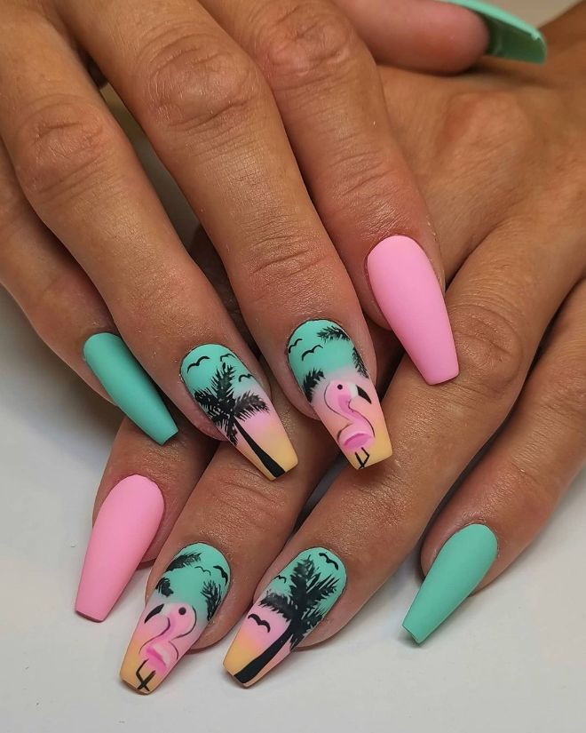 Tropical Nails Are The Perfect Nail Art Style For The Sunny Season