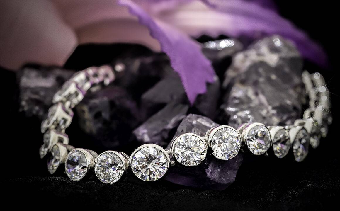 ideal-length-for-diamond-bracelet-beautiful-bracelet-with-purple-petals