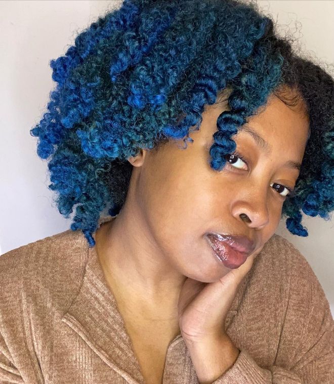 Blue Sandstone Is A Bright, Mesmerizing Hair Color You Should Try For Summer