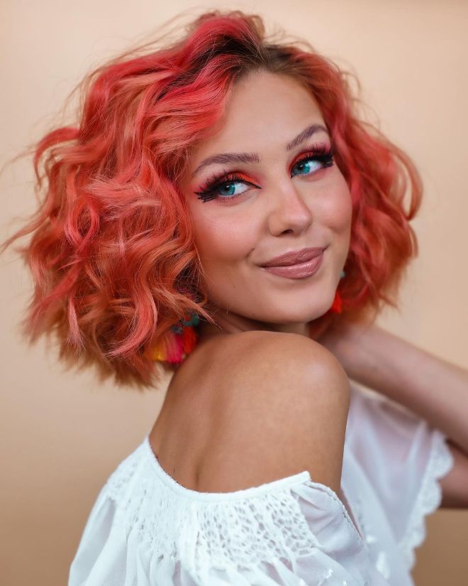 Dye Your Hair Coral For A Vibrant And Fun Fall Season