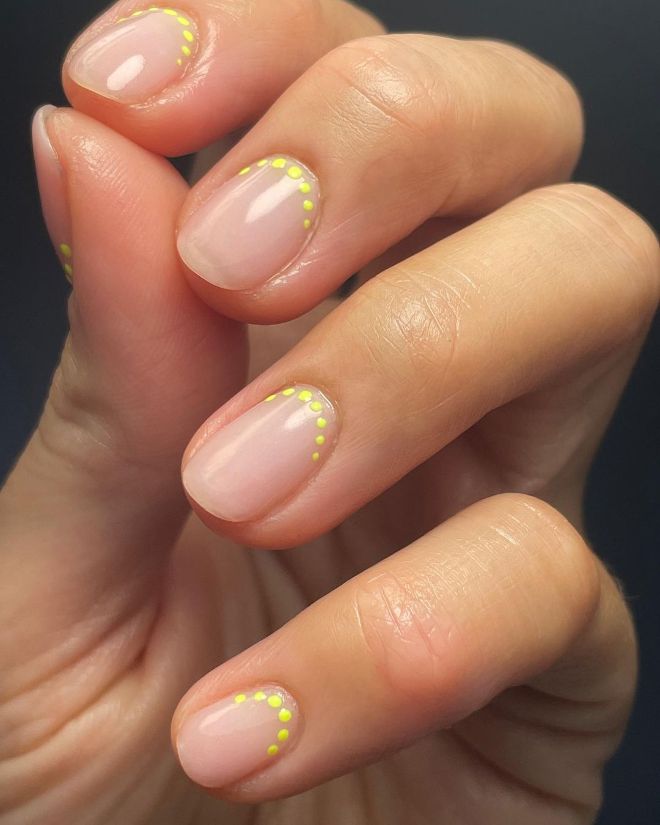Spice Up Your Season With These Reverse French Nails