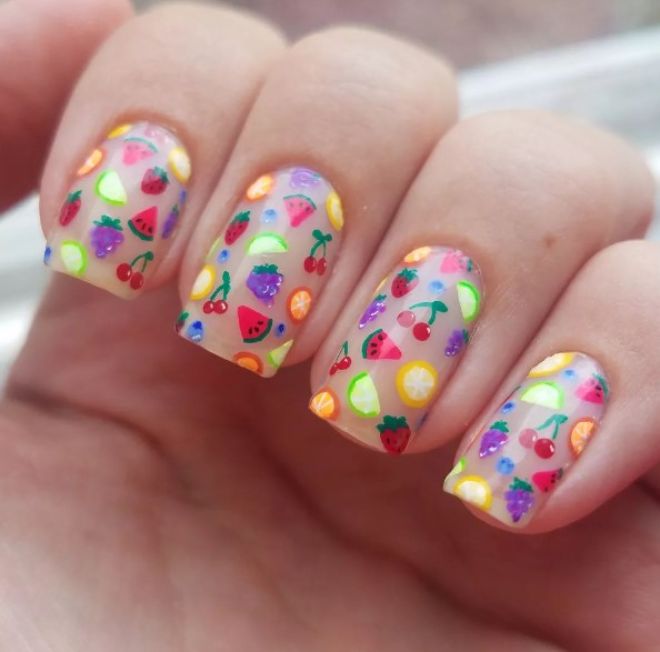 Recreate Fruity Nails For Your Easiest Manicure