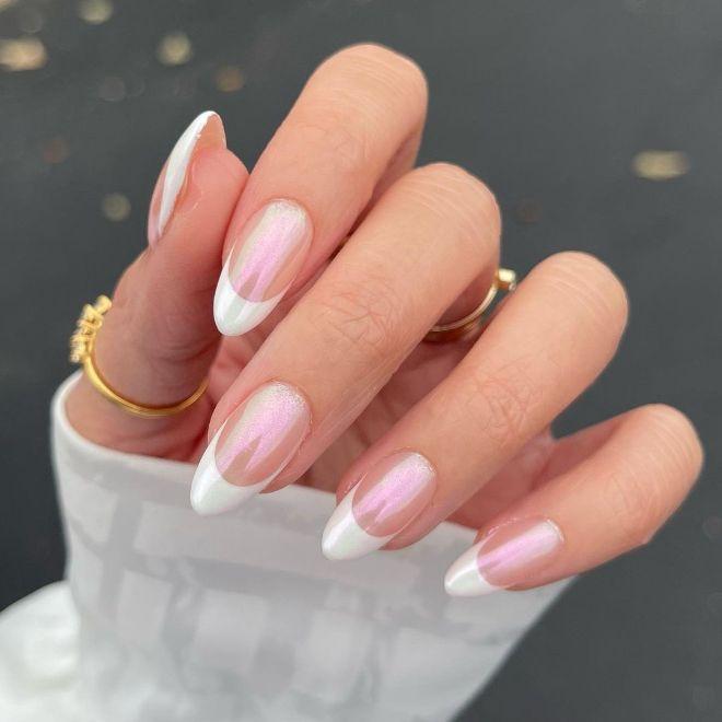 Recreate These White French Manicure Designs To Break Into The Trendy Year