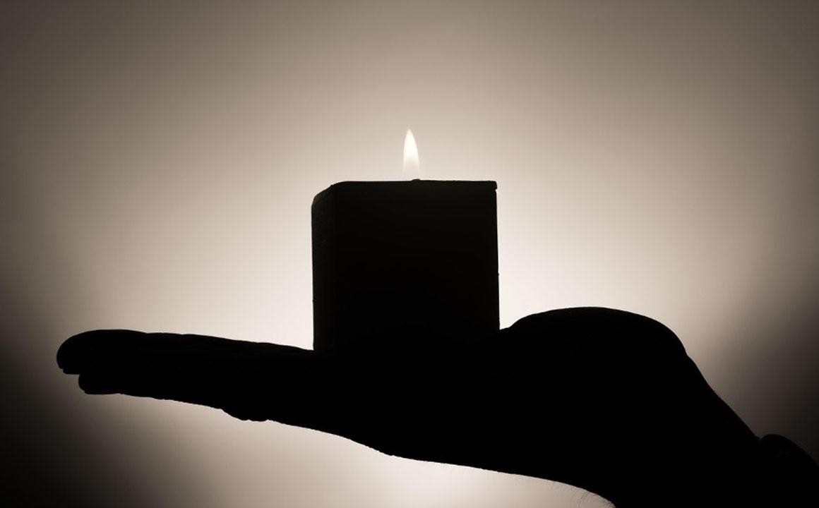 meditation with a candle